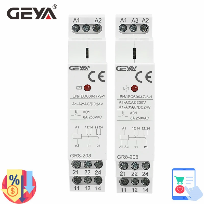 GEYA GR8-208 Przekaźnik pomocn – Shelly Relay Module recenzja i cena
