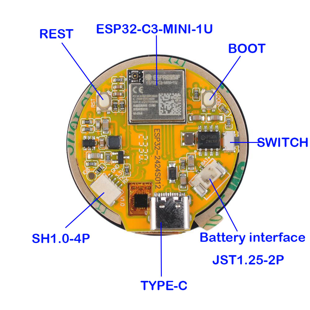 Wyświetlacz ESP32 1,28 cala ES – Home Automation Arduino recenzja i cena