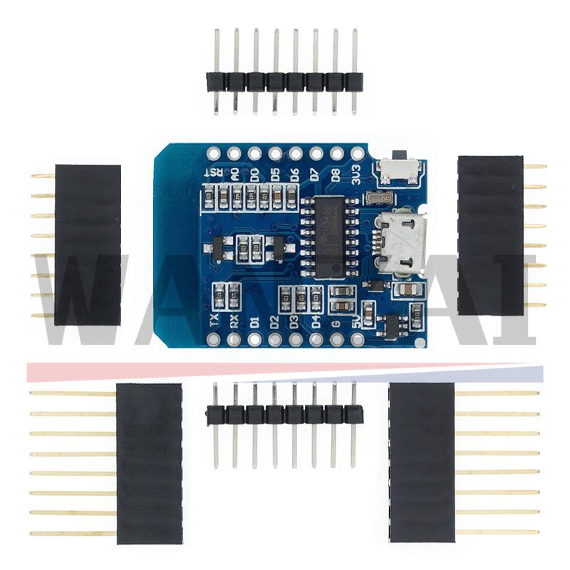 WeMos D1 Mini Pro V3.0.0 bajtó – Esp8266 Nodemcu Board recenzja i cena