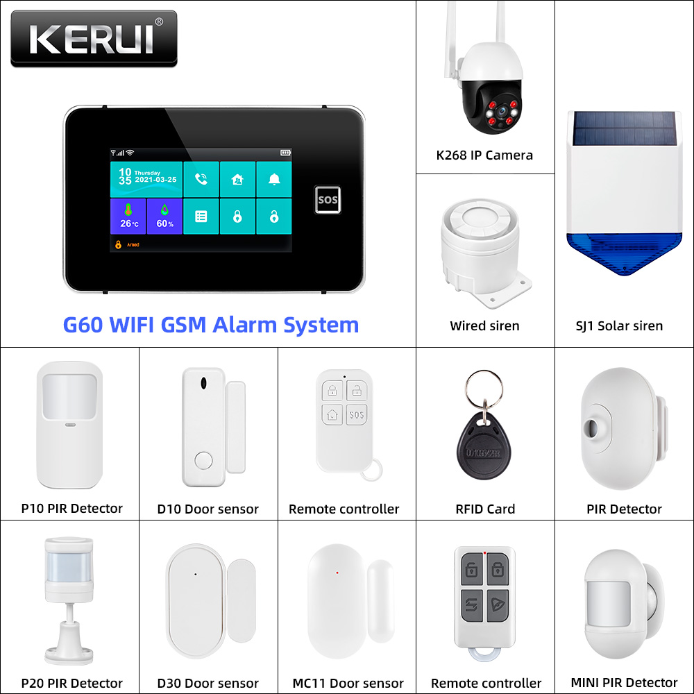KERUI Tuya Panel alarmowy DIY  – Home Automation Diy Kit recenzja i cena
