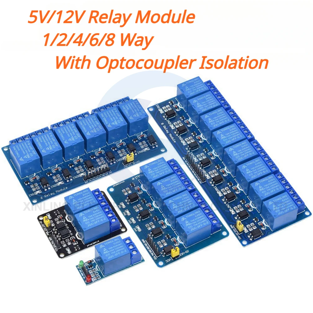 Moduł przekaźnikowy 5/12V 1/2/ – Home Automation Arduino recenzja i cena